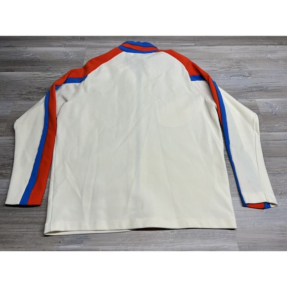 Vintage 70s 80s Head Striped Full Zip Warmup Track‎ Jacket Size XL Zip Pocket - Picture 2 of 9